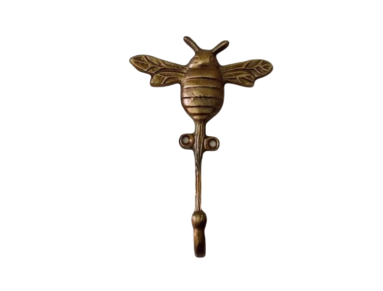 PERCHA ABEJA BRONCE